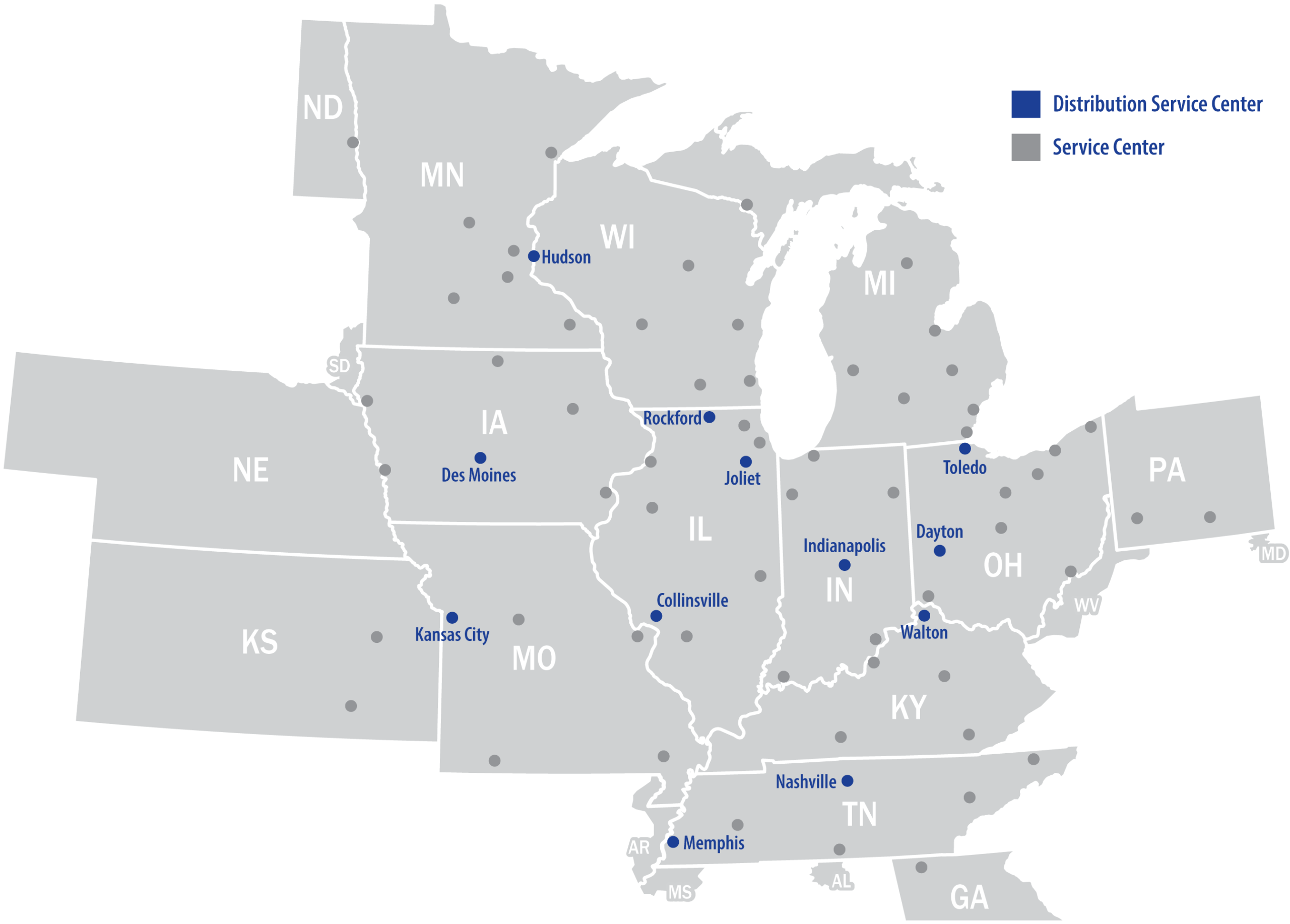 Pool Distribution Map